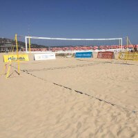 Pro Beach Netz PLUS, 8,5 m weiß - beach-volleyball.de