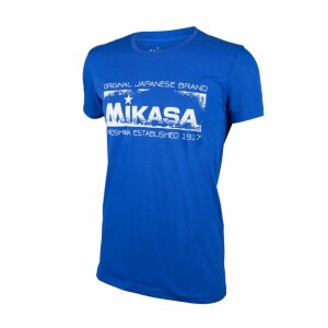 Mikasa PHALMA T-Shirt Dazzling Blau M