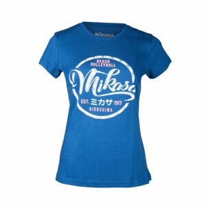 Mikasa Volleyball T-Shirt Erwachsene schwarz 