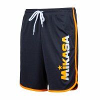 Mikasa Lupho Short Anthrazit - Orange Fluo XL